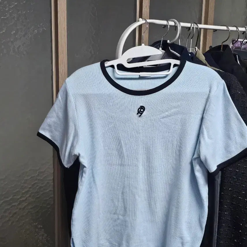 [BUNJANG] Kooho Plus Ribbed Short Sleeve T-shirt / 구호플러스 골지 반팔 링거티(무배)