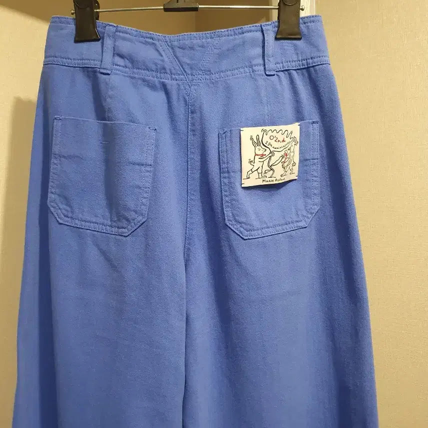 [BUNJANG] O!zocen Wide Pants Aqua / 한섬 오즈세컨 와이드 팬츠 아쿠아색상