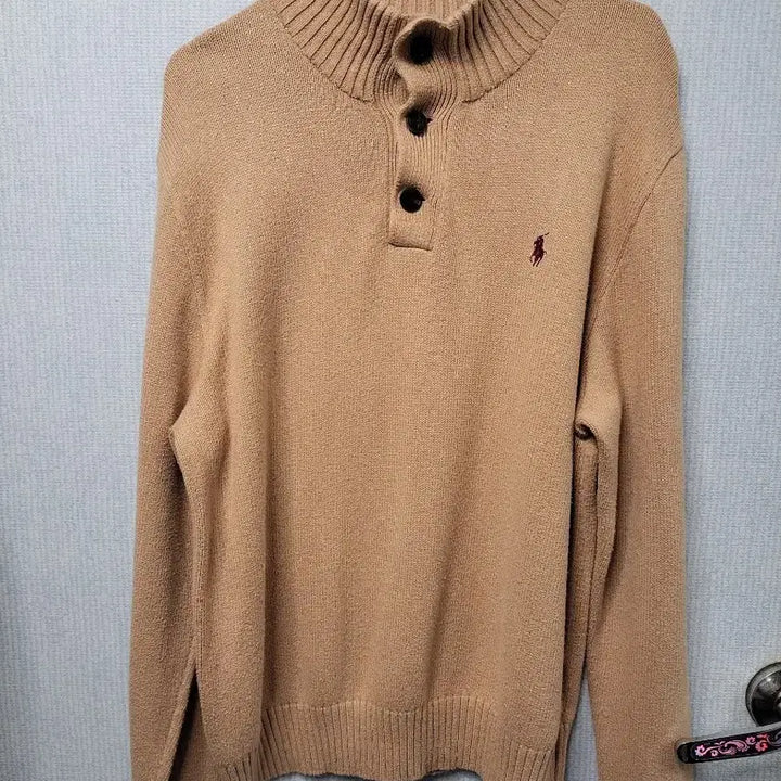 [BUNJANG] Polo Ralph Lauren Knitwear Bundle Set / 폴로 랄프로렌 하이넥 니트 캐멀 브이넥