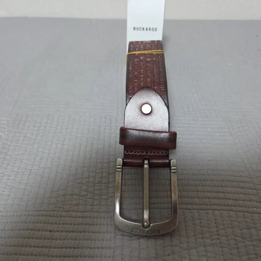 [BUNJANG] Buckaroo Classic Leather Belt / 버커루 각인 클래식 가죽 벨트