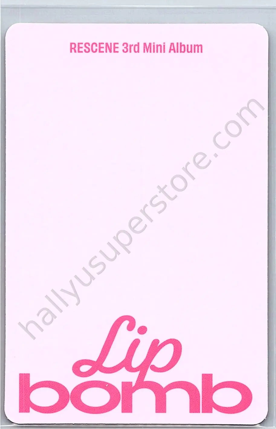 RESCENE - Minami - lip bomb album photocard qr version tint version