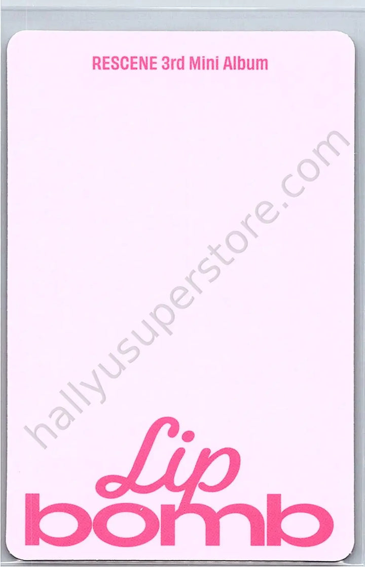 RESCENE - Minami - lip bomb album photocard qr version tint version