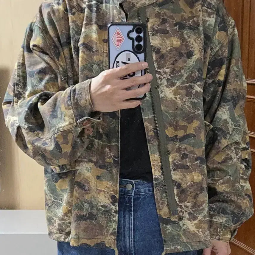 [BUNJANG] Aderfits Camo Short M-65 Field Jacket / (착샷) 아더핏츠 카모 숏 야상 모즈 파카