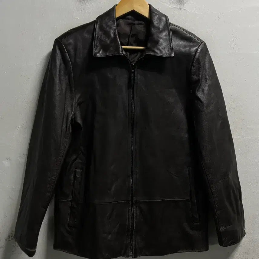 [BUNJANG] MIK Old School Leather Jacket / 95 MIK 올드스쿨 레더 양가죽 자켓 정품