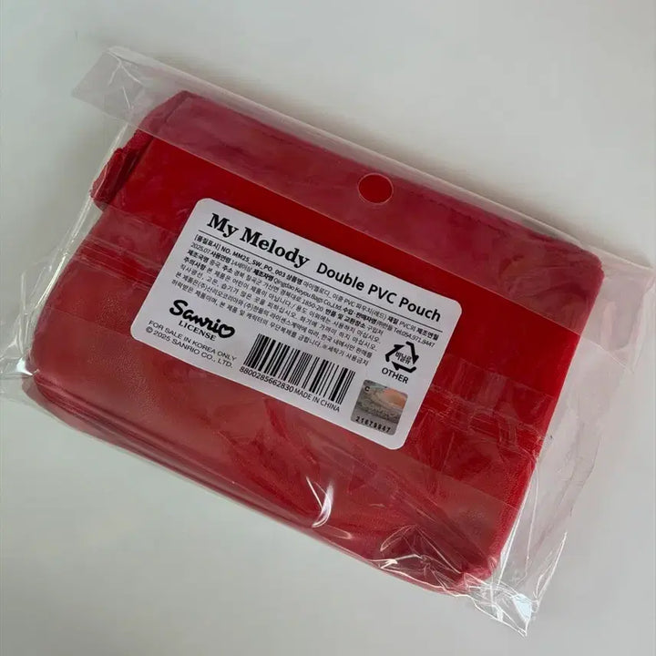 [BUNJANG] My Melody Pouch (Red) / 빨간 마이멜로디 빨마 파우치 새상품