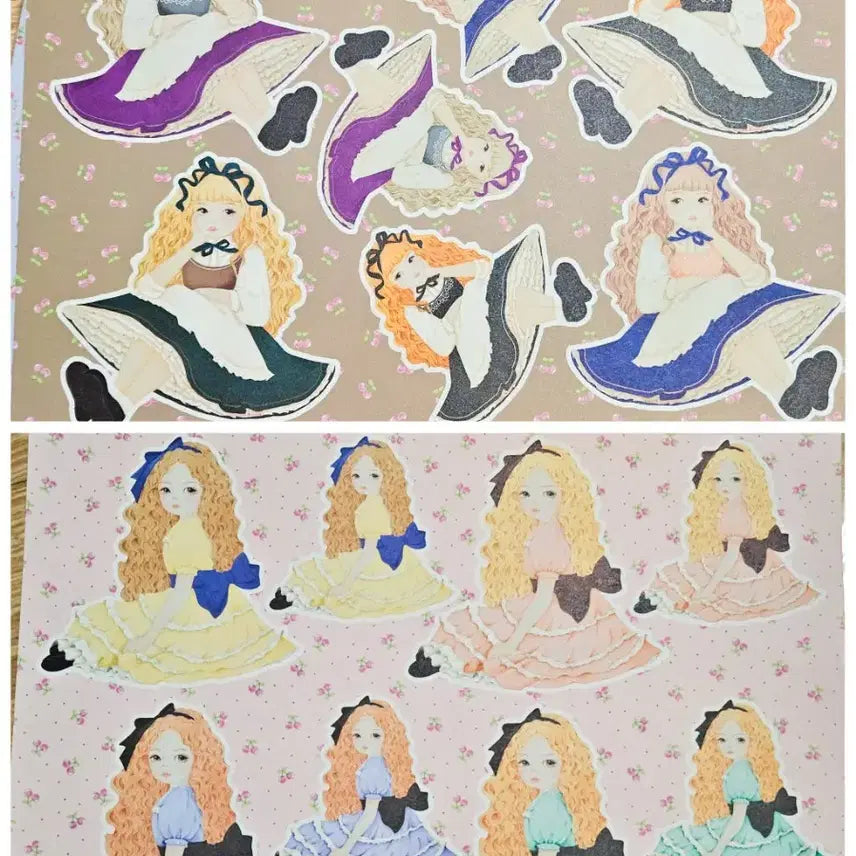 [SOLD OUT] 다꾸용품) 해밀 인형놀이 랩핑지 B세트