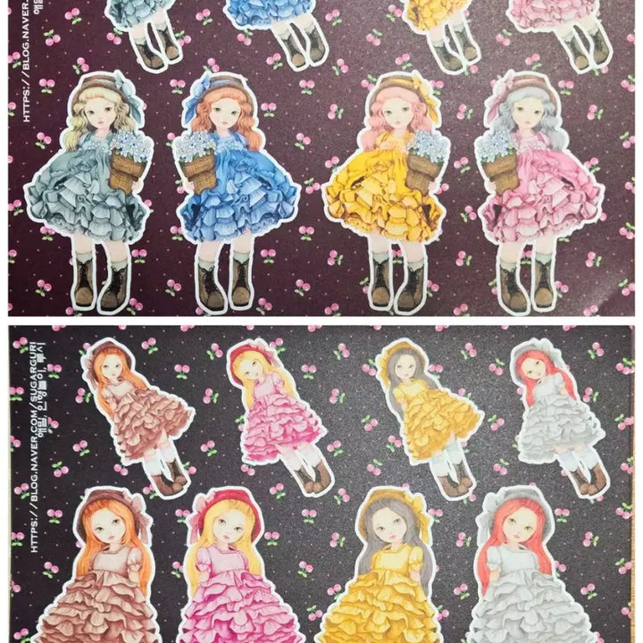 [SOLD OUT] 다꾸용품) 해밀 인형놀이 랩핑지 B세트