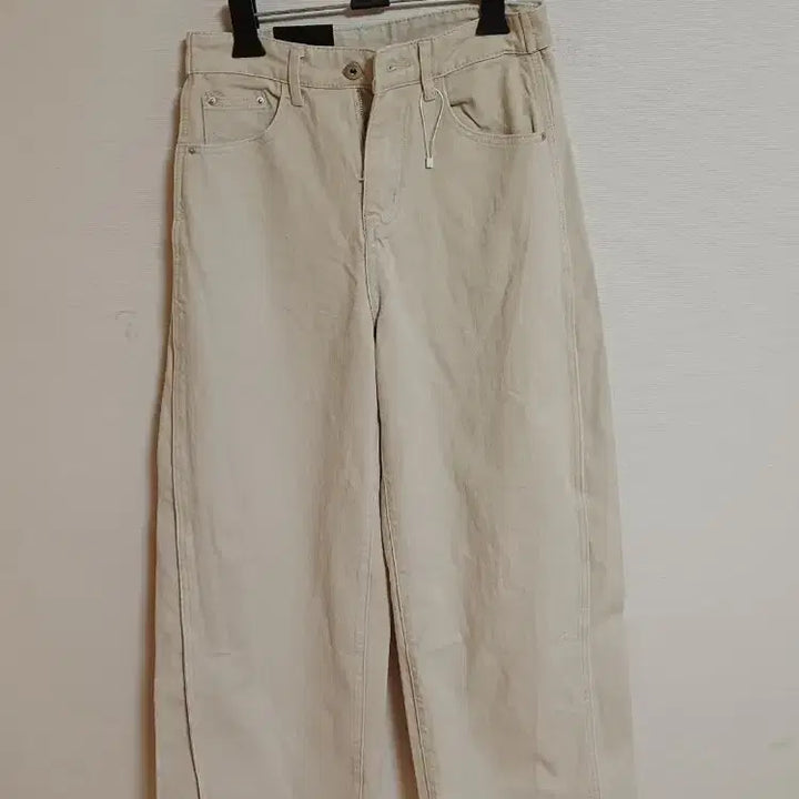 [BUNJANG] YOLK Balloon Fit Wide Pants Beige (M) / 미착용 YOLK 벌룬핏 와이드팬츠 베이지M 판매합니다