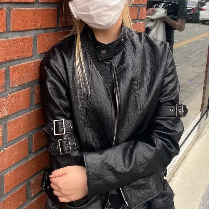 [BUNJANG] Bohemian Seoul Biker Jacket / 보헤미안서울 바이커 자켓