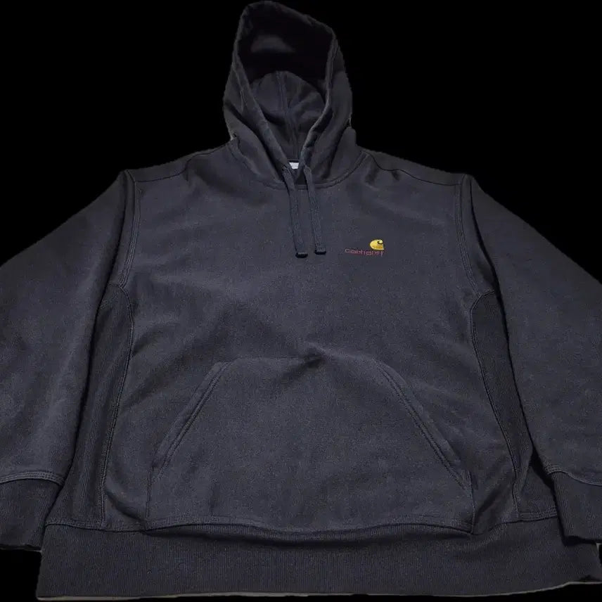 [BUNJANG] Carhartt WIP American Script Sweatshirt Hoodie (Black, XL) / 칼하트 WIP 후드 아메리칸 스크립트 스웨트셔츠 (블랙, XL)