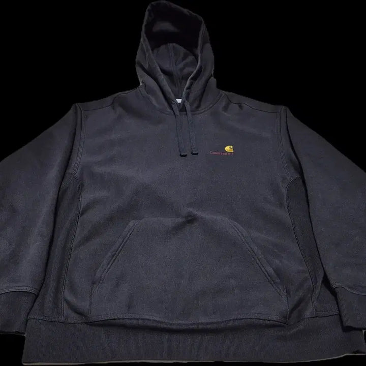 [BUNJANG] Carhartt WIP American Script Sweatshirt Hoodie (Black, XL) / 칼하트 WIP 후드 아메리칸 스크립트 스웨트셔츠 (블랙, XL)