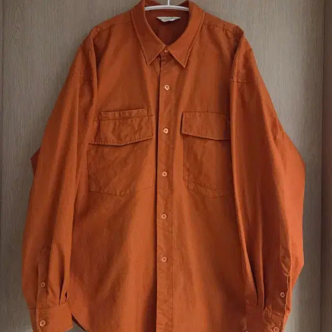[BUNJANG] UNUSED Oversized Shacket Sunset Color / UNUSED 언유즈드 오버사이즈 셔켓