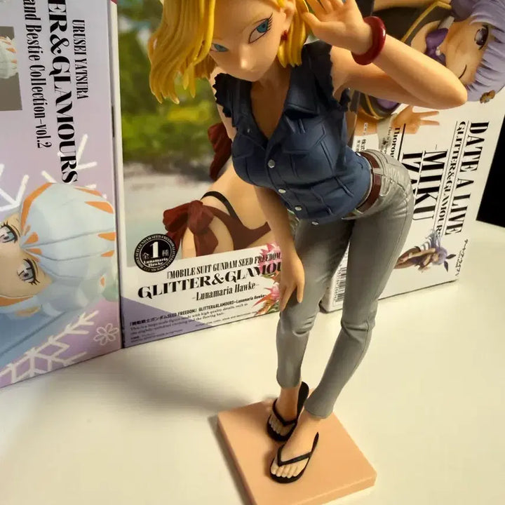 [BUNJANG] Dragon Ball Z Android 18 Glitter & Glamours Figure / (개봉,박스하자) 드래곤볼Z 18호 GLITTER&GLAMOURS 피규어