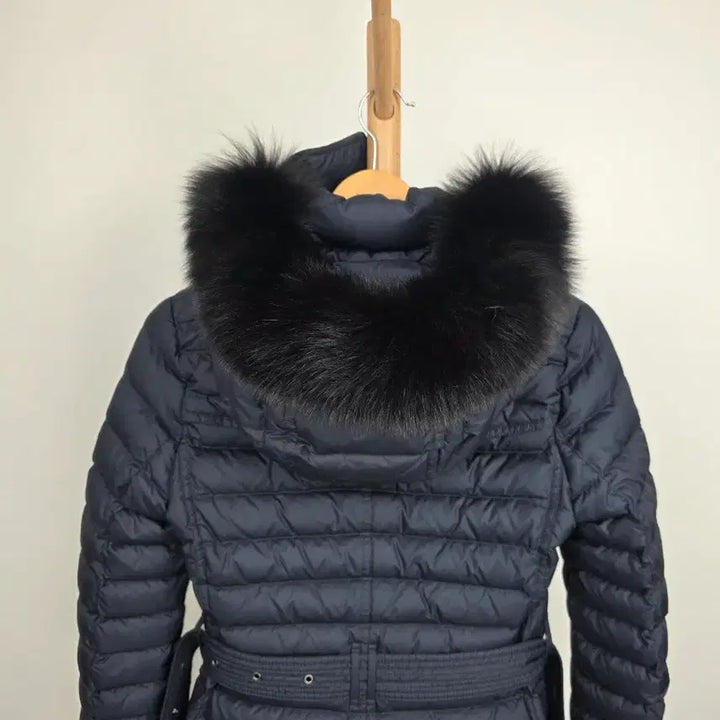 [BUNJANG] Burberry Brit Women's Fox Fur Trimmed Padded Jacket / 정품] 버버리 브릿 여성 폭스퍼 패딩 XS/ 상태 아주 좋음