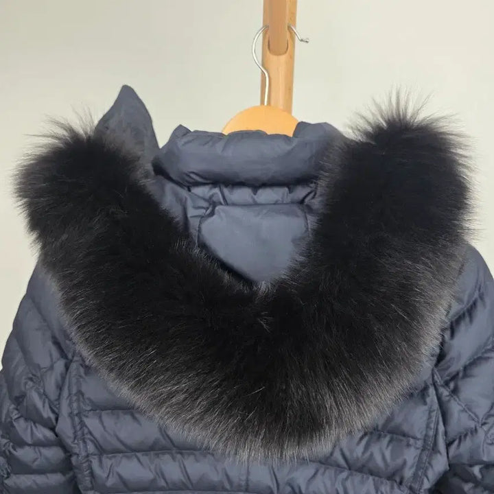[BUNJANG] Burberry Brit Women's Fox Fur Trimmed Padded Jacket / 정품] 버버리 브릿 여성 폭스퍼 패딩 XS/ 상태 아주 좋음