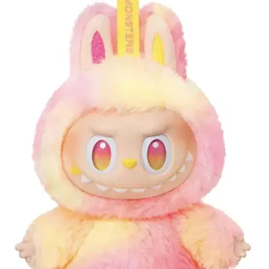 [BUNJANG] The Monsters Bunny Keyring Doll (Pink/Yellow) / The Monsters Bunny 키링 인형 핑크 옐로우