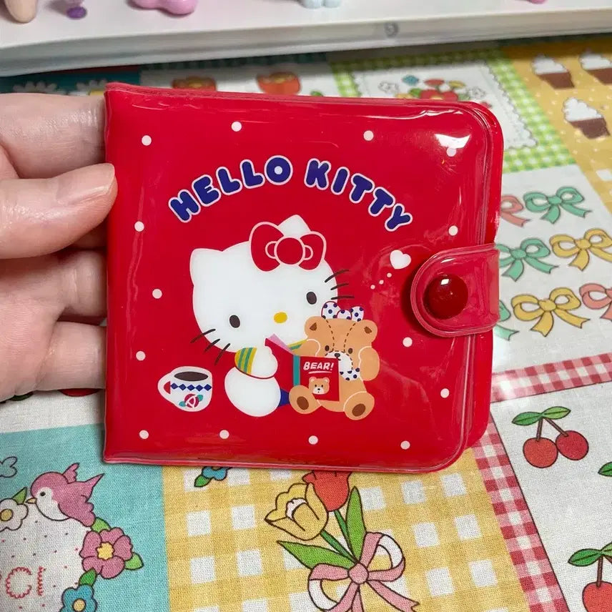 [BUNJANG] Sanrio Hello Kitty Enamel PVC Wallet / 산리오 헬로키티 에나멜 PVC 비닐 반지갑