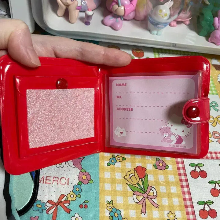 [BUNJANG] Sanrio Hello Kitty Enamel PVC Wallet / 산리오 헬로키티 에나멜 PVC 비닐 반지갑