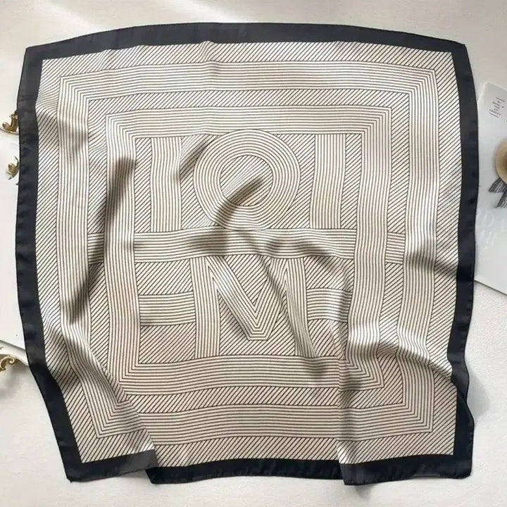 [BUNJANG] Striped Pattern Scarf / 새것)세련된 스카프