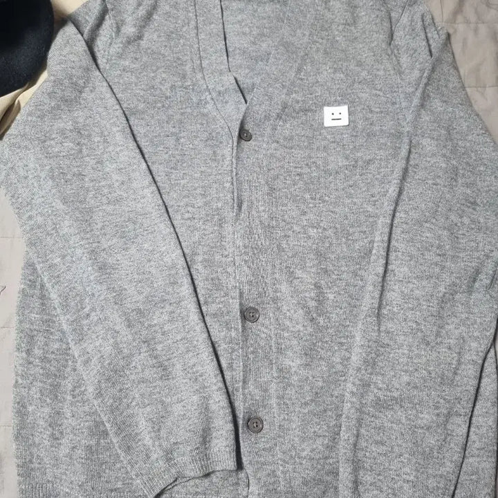 [BUNJANG] Acne Studios Decher Wool Cardigan Grey M / 아크네 스튜디오 데셔 울 가디건 그레이 m