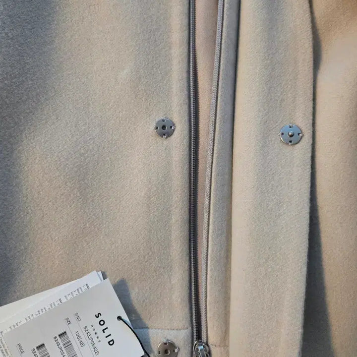 [BUNJANG] Solid Homme Cashmere Handmade Hooded Blouson Jacket / (48)새상품 솔리드옴므 캐시미어 핸드메이드 후드 크롭 블루종 자켓