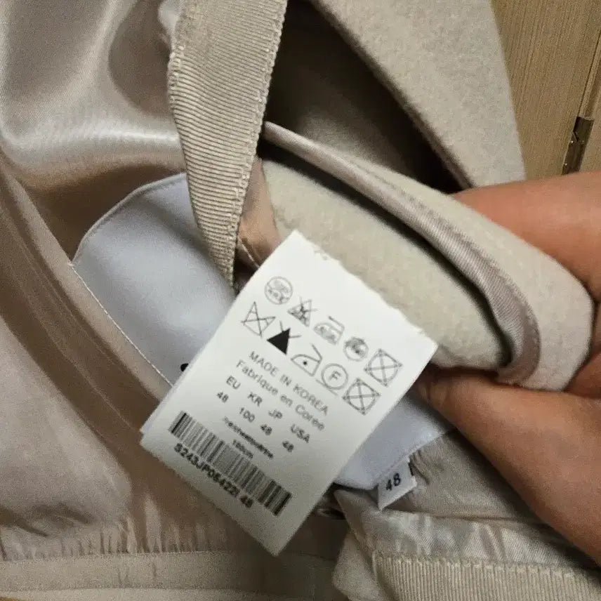 [BUNJANG] Solid Homme Cashmere Handmade Hooded Blouson Jacket / (48)새상품 솔리드옴므 캐시미어 핸드메이드 후드 크롭 블루종 자켓