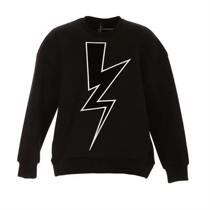 [BUNJANG] Neil Barrett Neoprene Lightning Bolt Sweatshirt / 닐바렛 네오플랜 번개 PBJS200C E511C