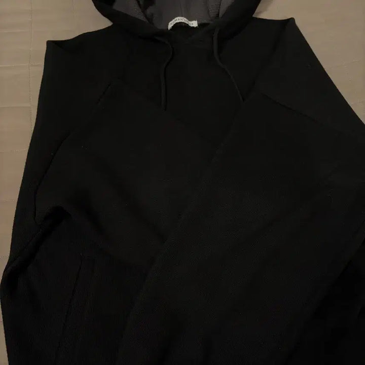 [BUNJANG] Polytelu Human Index Volume Hoodie Black / 2) 폴리테루 휴먼인덱스 볼륨 후디 블랙
