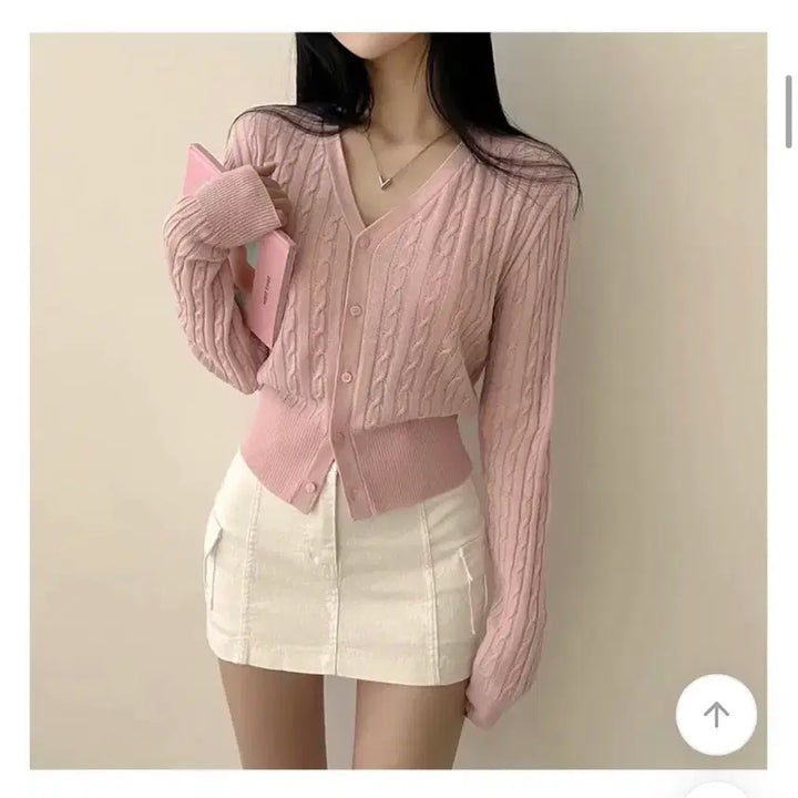 [BUNJANG] Pink Cardigan / (새상품) 핑크 가디건