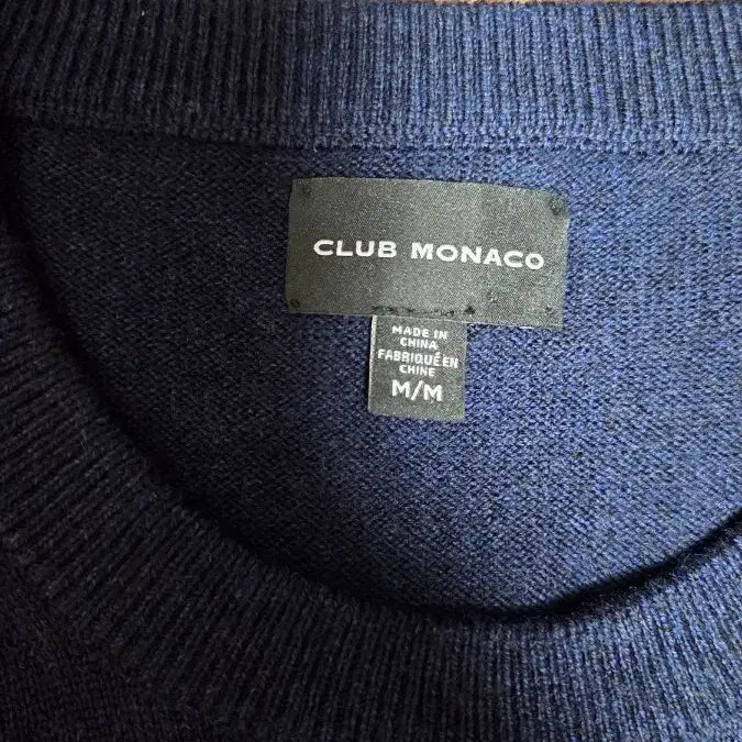 [BUNJANG] Club Monaco Navy Knit Sweater / 클럽모나코 니트(M사이즈, 네이비)