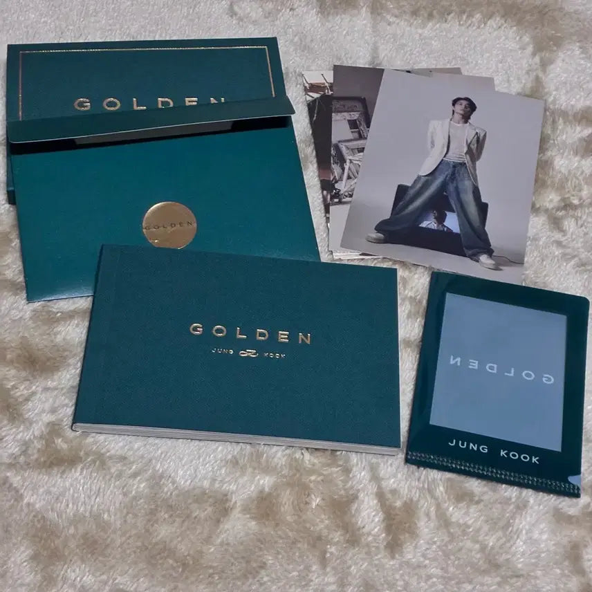[BUNJANG] BTS Jungkook GOLDEN Weverse POB Photocard / BTS JK GOLDEN Weverse Album