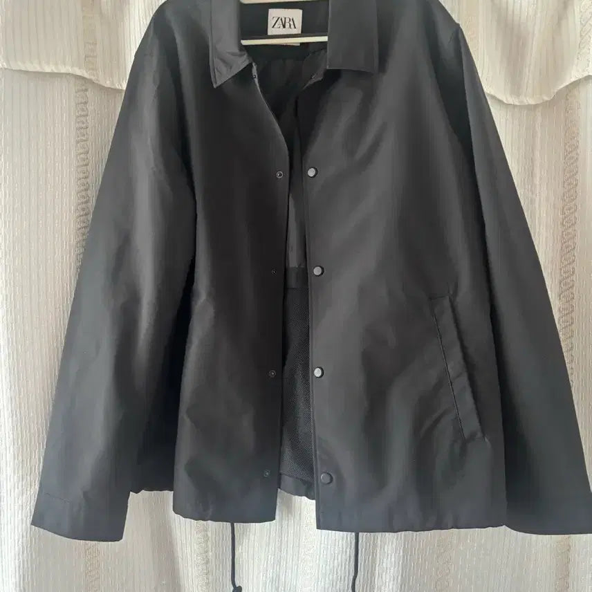 [BUNJANG] ZARA Black Coach Jacket / 자라 블랙 코치 자켓