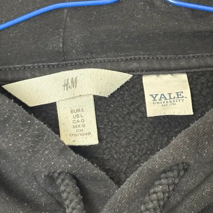 [BUNJANG] H&amp;M Yale Black Hoodie / H&amp;M Yale 검정 후드티