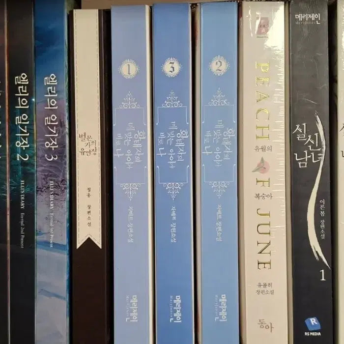 [BUNJANG] Novel Collection / 로판 소설 개인지 소장본 별보라 유월의 복숭아 상사몽 미개봉