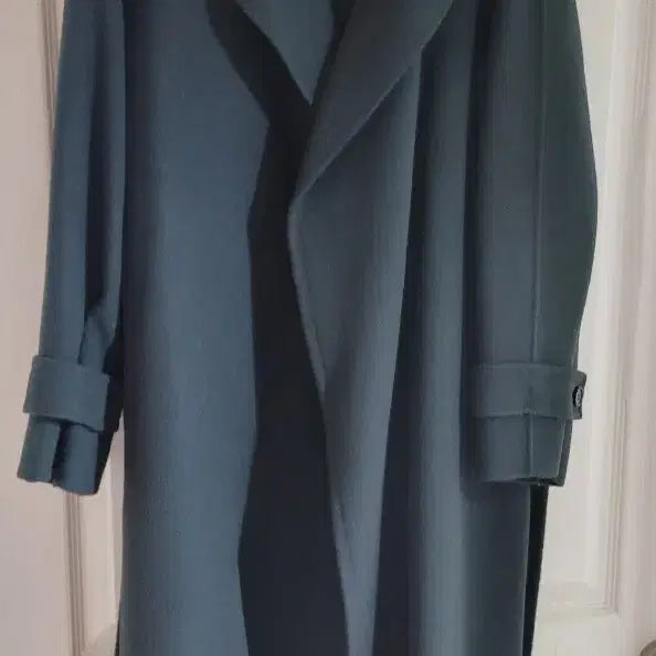 [BUNJANG] Atcorner Wool Coat - Teal, Size Small / 앳코너 울 100% 청록색코트 스몰사이즈 운포 65,000원