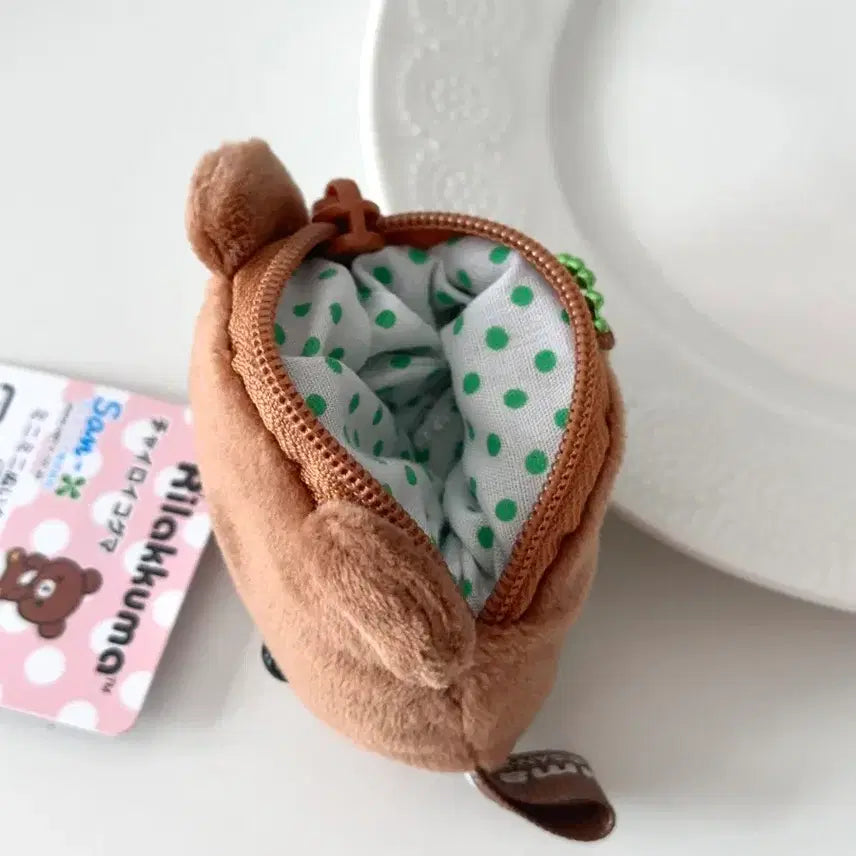 [BUNJANG] Chairoikoguma Coin Purse Keyring / 차이로이코구마 일본정품 미니 동전 지갑 인형 키링