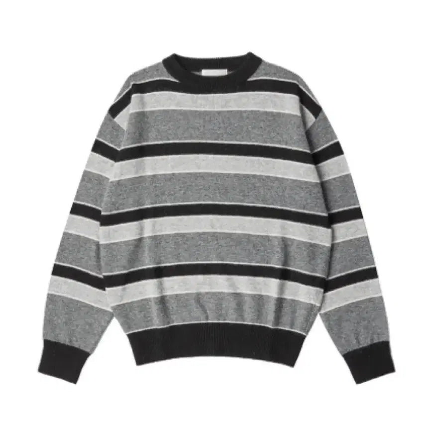 [BUNJANG] Walswild Movement Multi-Stripe Knit Sweater / 월스와일무브먼트 멀티스트라이프 니트 2사이즈