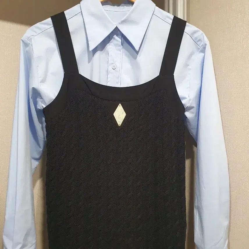 [BUNJANG] O!zoc 2023 Cable Knit Mini Dress / 1회착용 2023 한섬 오즈세컨 꽈배기 니트 미니 원피스