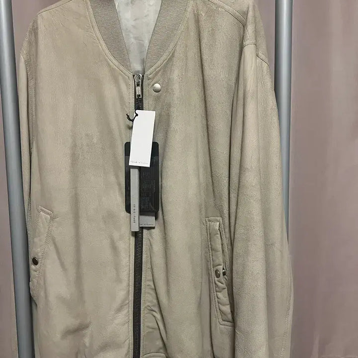 [BUNJANG] Rick Owens EDFU Lamb Leather Bomber Jacket Ivory / Rick Owens 23ss EDFU 램레더 봄버 자켓 아이보리