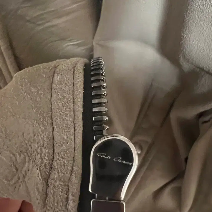 [BUNJANG] Rick Owens EDFU Lamb Leather Bomber Jacket Ivory / Rick Owens 23ss EDFU 램레더 봄버 자켓 아이보리