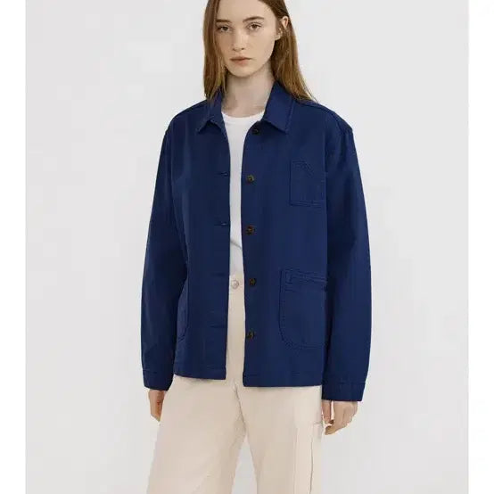 [BUNJANG] ATEEZ Work Jacket Navy / Hacer 아쎄르 워크자켓 네이비