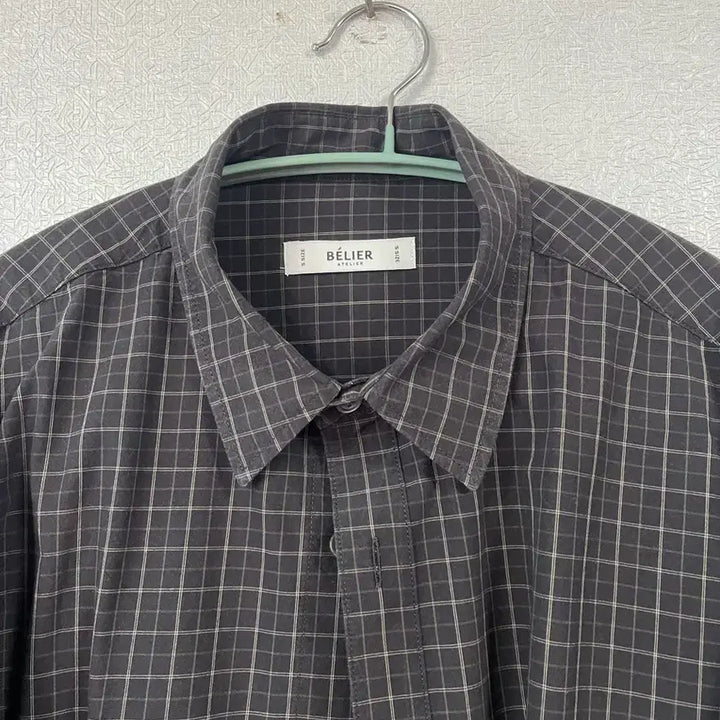 [BUNJANG] Black Window Checkered Shirt / 벨리에 블랙 윈도우 체크셔츠 판매
