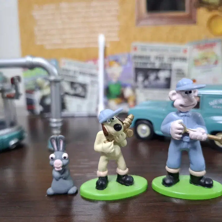 [BUNJANG] Wallace & Gromit Giant Rabbit Figure Set / 월레스와 그로밋 거대토끼 피규어 세트