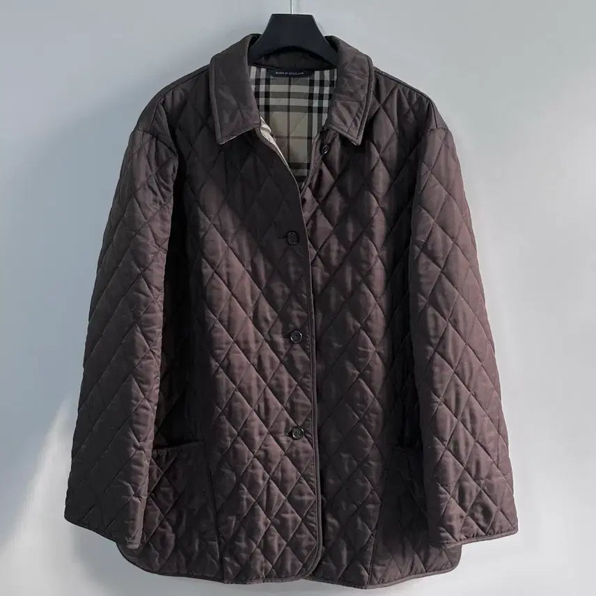 [BUNJANG] Burberry Quilted Jacket (Size 44) / 버버리 브라운 퀼팅 자켓 (va.44)