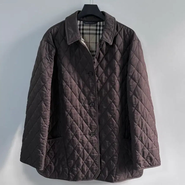 [BUNJANG] Burberry Quilted Jacket (Size 44) / 버버리 브라운 퀼팅 자켓 (va.44)
