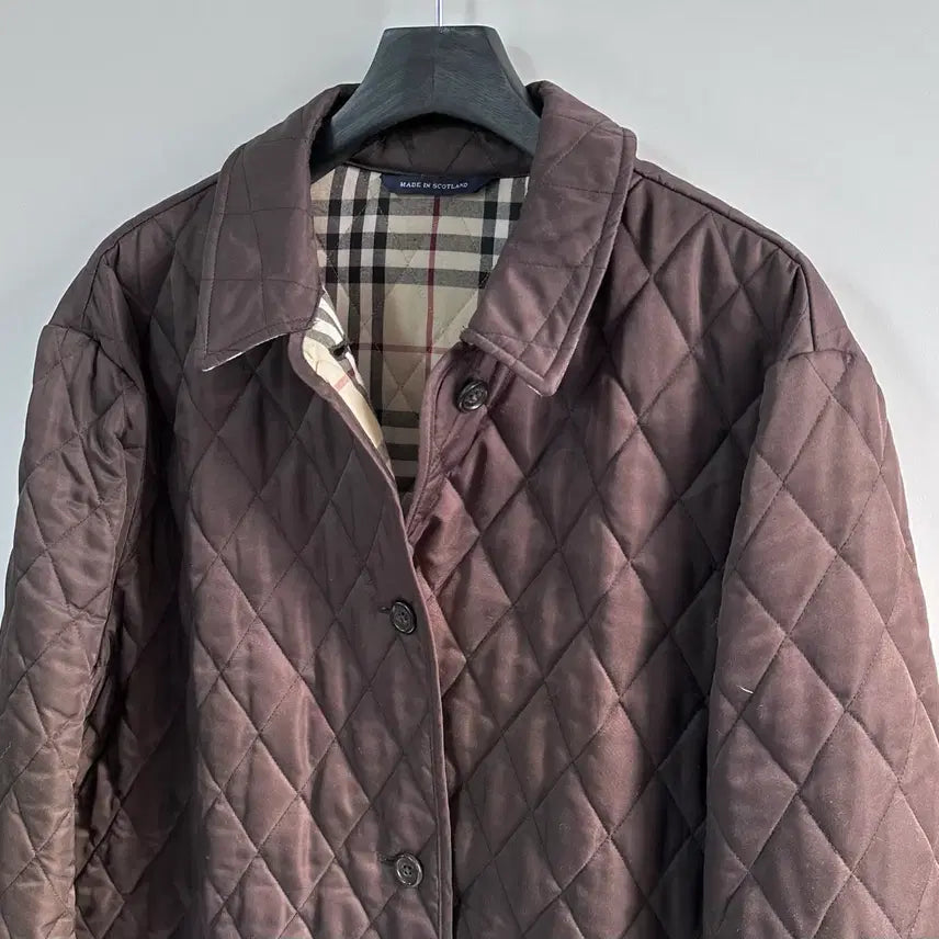 [BUNJANG] Burberry Quilted Jacket (Size 44) / 버버리 브라운 퀼팅 자켓 (va.44)