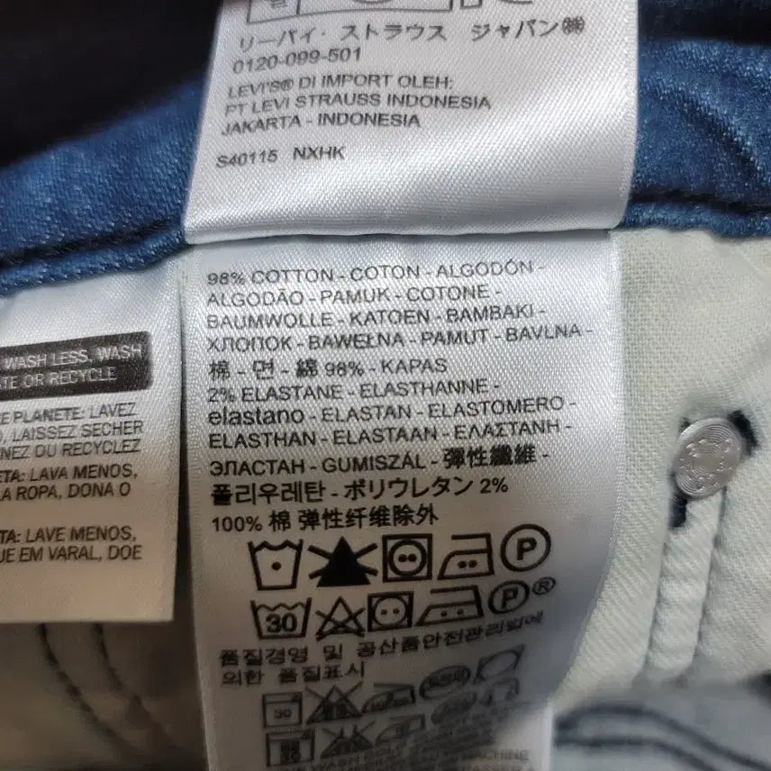 [BUNJANG] Levi's 513 Slim Straight Jeans / 리바이스 513 청바지 32X32