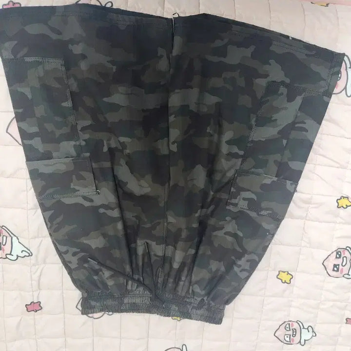 [BUNJANG] Camouflage Cargo Banding Shorts / 카모플라쥬 5부 카고 밴딩 반바지