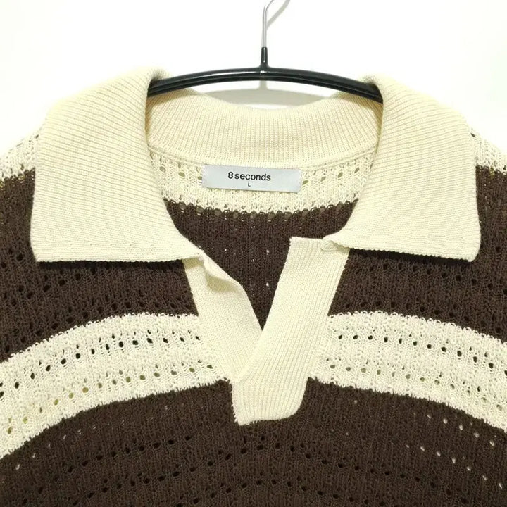 [BUNJANG] 8Seconds Knit Polo Shirt / 에잇세컨즈 반팔 카라 니트 L_S1678