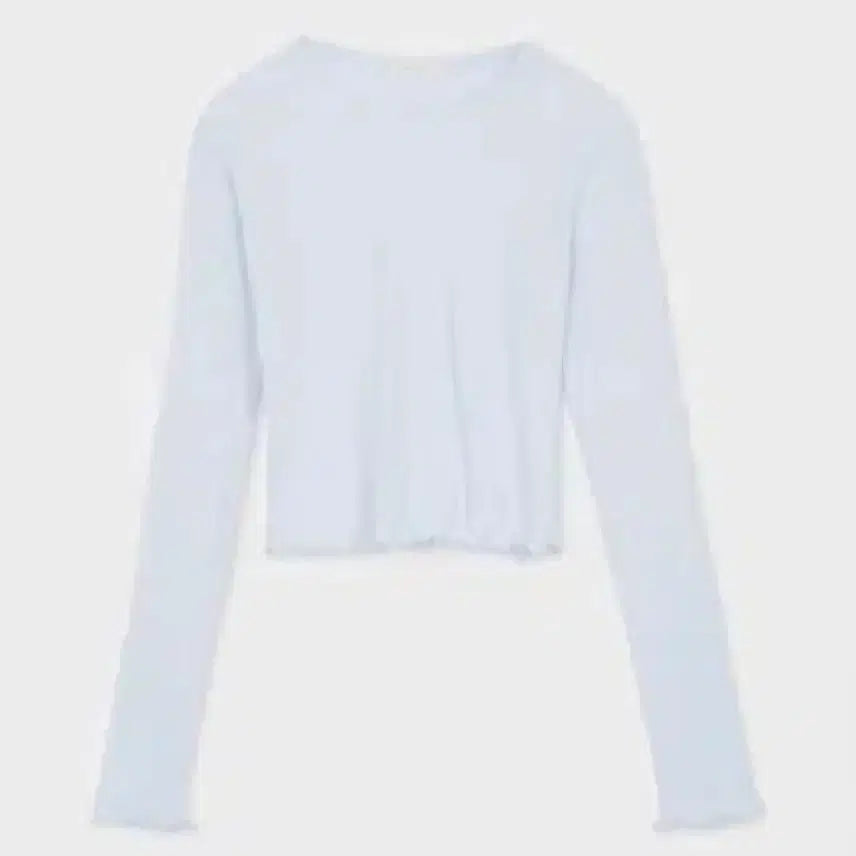 [BUNJANG] Foret Blibli Sorah Frill Long Sleeve T-Shirt / 포레스트 블럽리티 소라